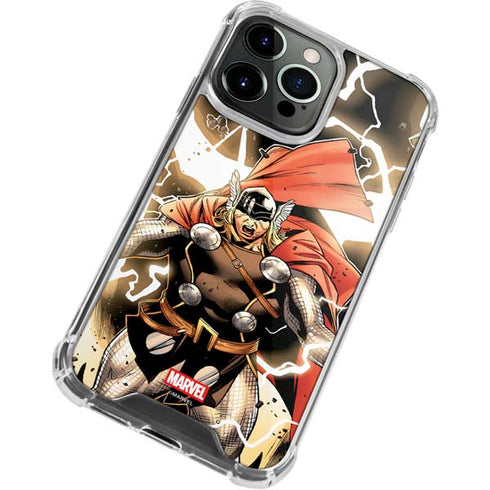 Marvel Thor Thor’s Lightning iPhone 14 Pro Clear Case